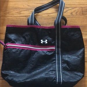 Black and Pink Under Armour Tote